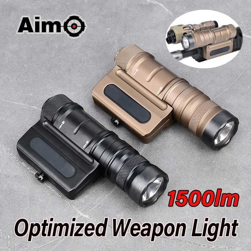 Tactical Owl Flashlight Optimization Weapon Light Metal Airgun Flashlight 500 Lumens 20mm Track Hunting Light Cloud Defense TorchW241204