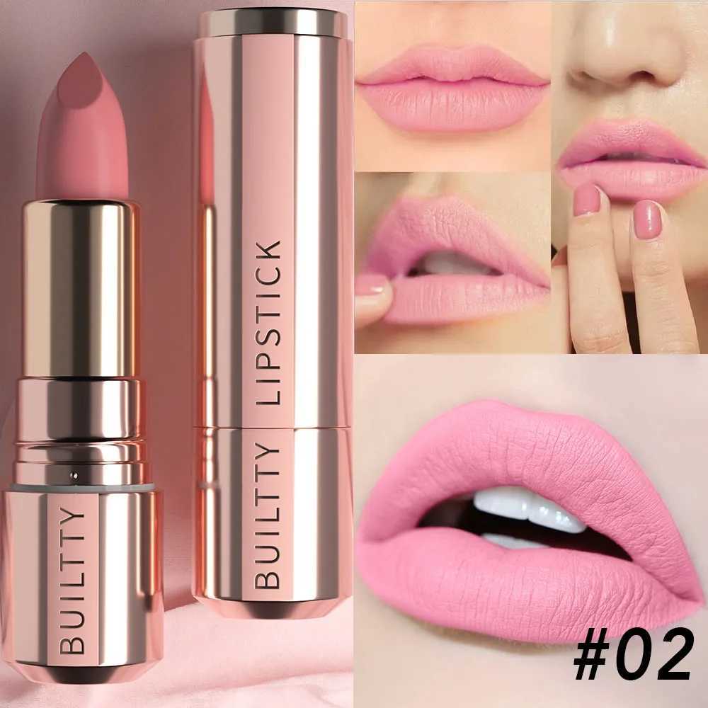 Matte Finish Matte Lipsticks for Women Long Lasting Waterproof Moisturizer Pink Plum Lipstick Non Stick Cup Velvet Lipstick GiftXJ241205