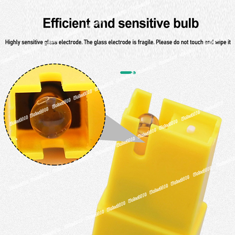 Digital PH Meter 0-14 Pen-type Pool Aquarium Ph Tester Drinking Water Purity Analyzer Soil Paper ph Meter 0.01 Accuracy 151*29MM