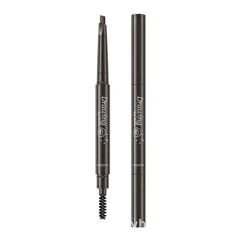 Double ended eyebrow enhancer pencil tattoo waterproof and durable professional eyebrow pen with eyebrow brush natural eye makeup W241205