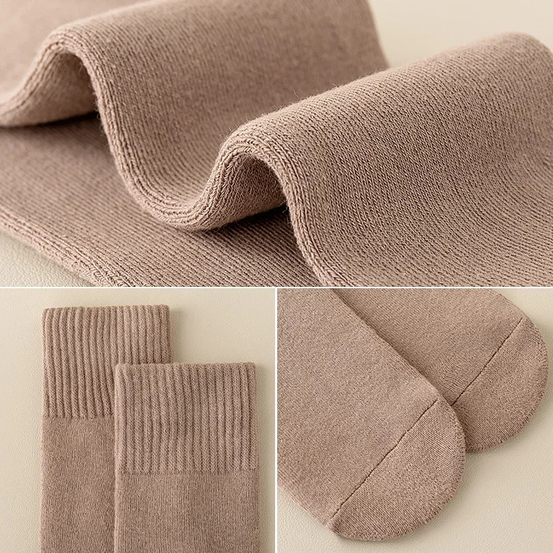 1 Pair Warm Autumn Knee High Sock for Kids Simplicity Solid Color Legging Stocking Sock Spring Soft Cotton Childrens Sock 241204