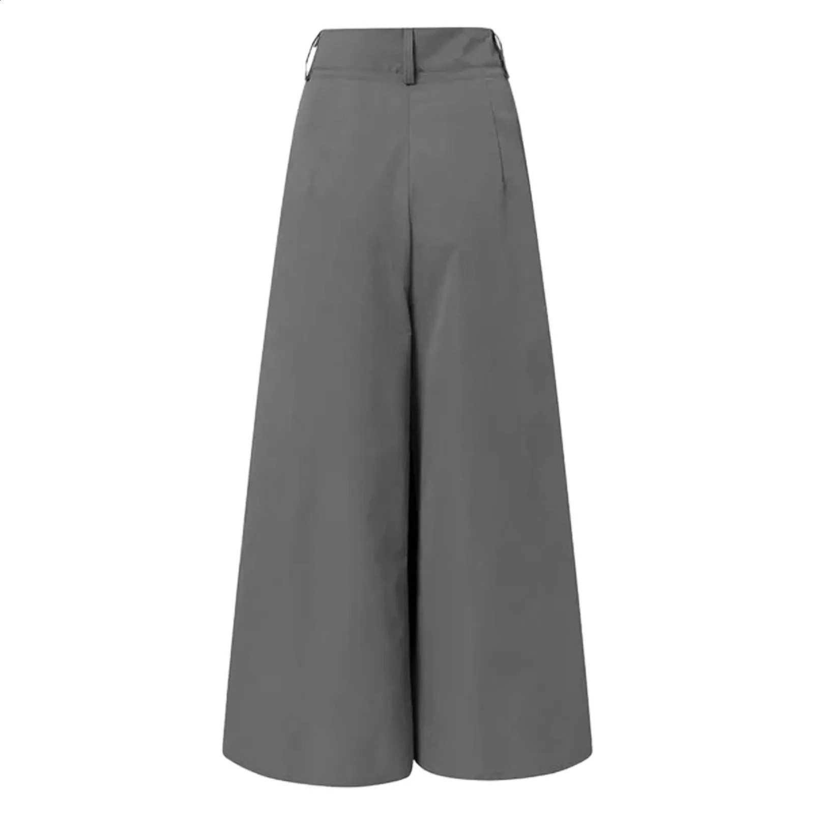 Fleece Pant Pants For Women Casual Palazzo Wide Leg Loose Cropped Comfy Baggy Trousers With Pockets Fashion 241205Z