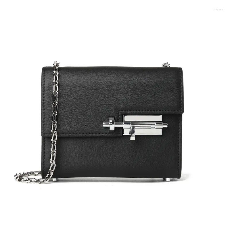 Totes 2025 No Cowhide Plug King Of Small Square Chain Shoulder Bag Crossbite Women's