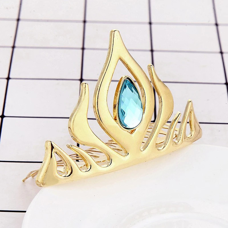 Princess Crown Hair Comb Ladies Crystal Wedding Band Birthday Party Headdress Gift 241122