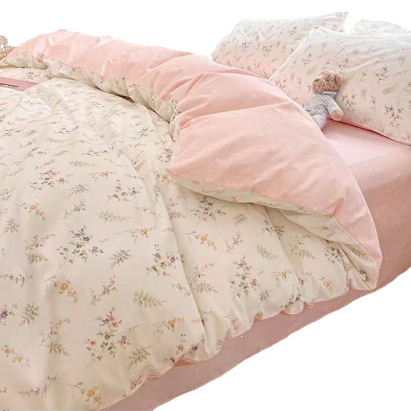 Autumn and Winter Bedding Abraded Fabric Duvet Cover