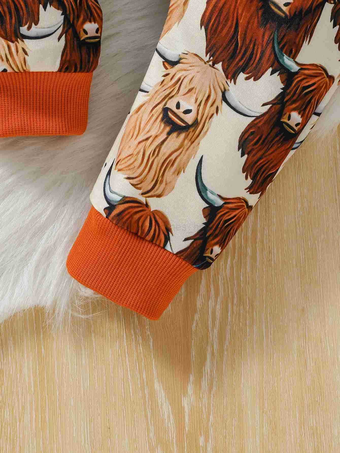 Baby boy autumn english letters printing long-sleeved Sweatshirt Top trousers With modern slish Clothing SetXJ241205