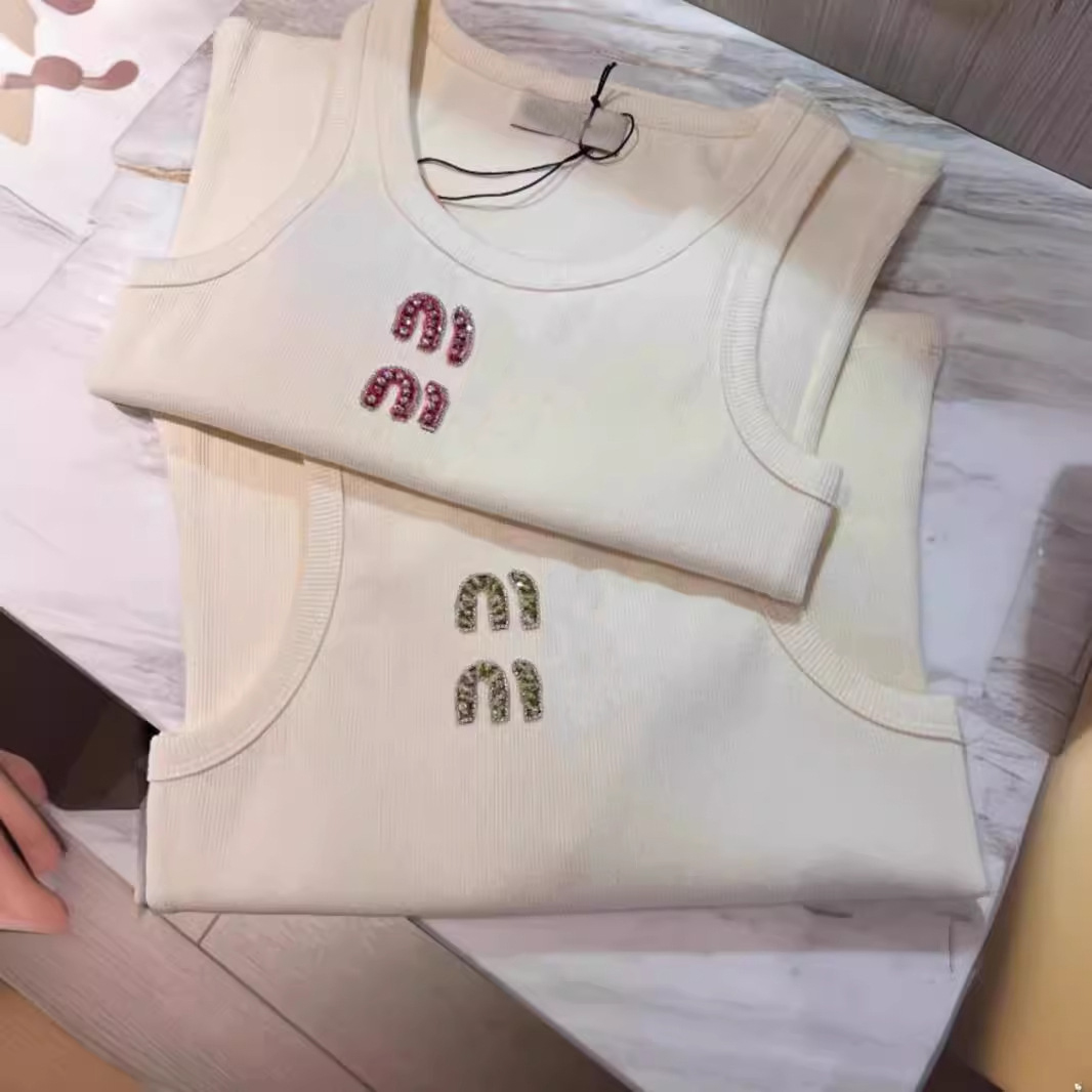 Womens Designer Tanks Tops Crop Vests Tops Sexy Knitted T-Shirts Camis Tank Vest Tops Spring Backless Shirt