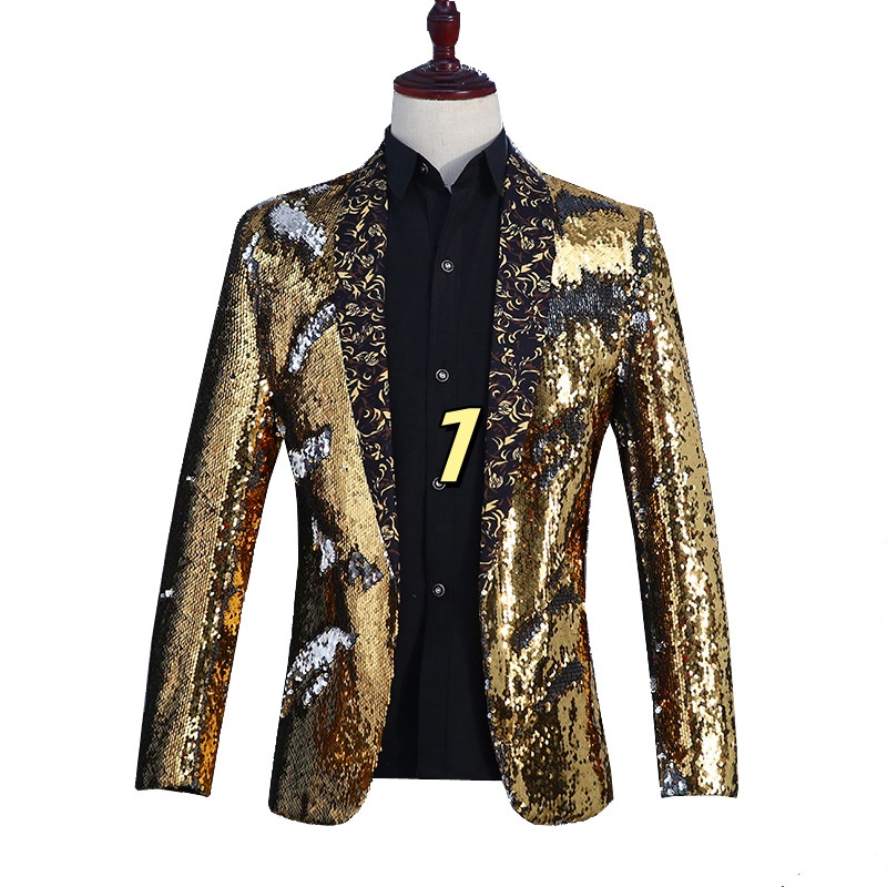 K505 Men's Sequin Performance Dress Suit