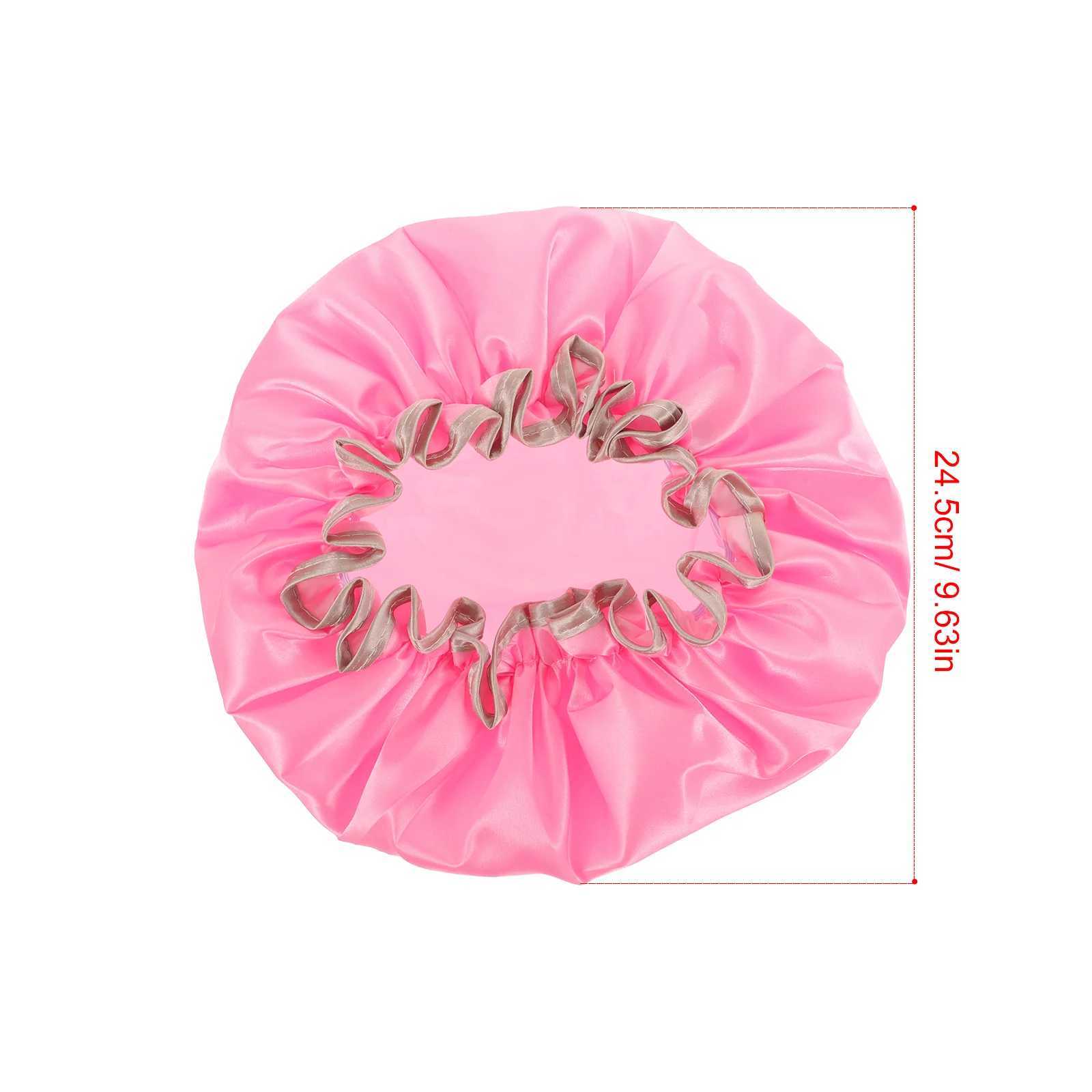 Waterproof Shower C Womens Cs Bathing Hat Reusable Large Hats for Sauna Braids Hair PXJ241205