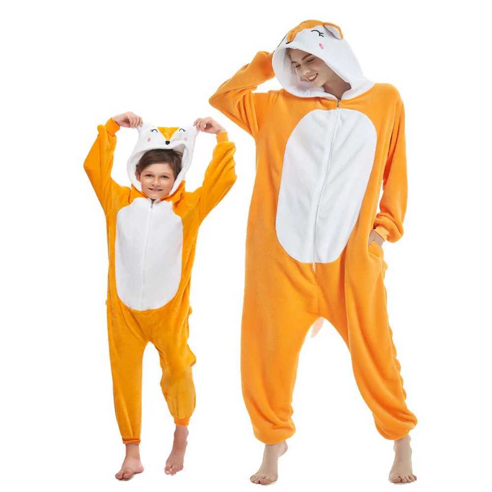 Pajamas Plush Anime Kigurumi Dinosaur Pajamas Sets Adults Kids Family Matching Pajamas Unisex Onesies Women Men Winter Costume H241205