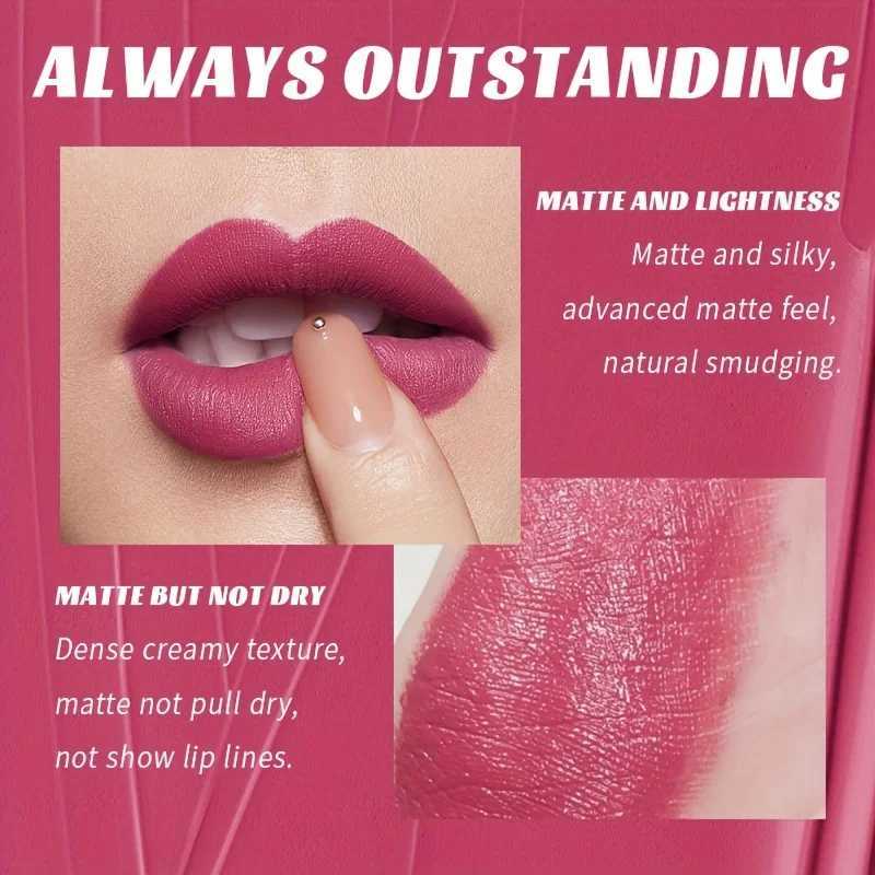 Lipstick 12 color lip gloss new matte moisturizing waterproof color lip makeup classic lip paste gift for womenXJ241205