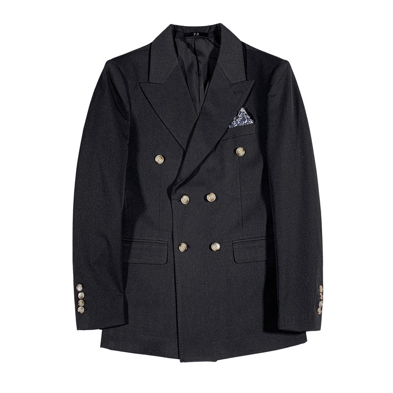 G1134Spring new casual suits for men double-breasted suits for banquets
