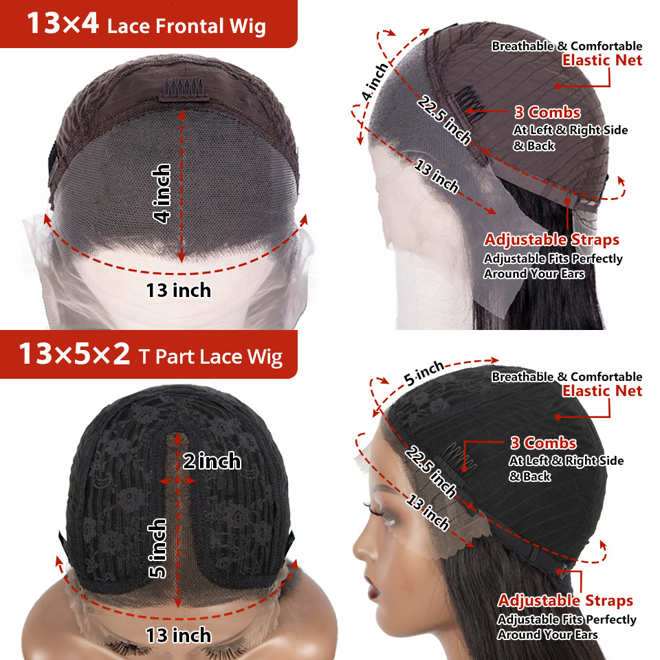 Brazilian Body Wave 13*5*2 T Human Hair Wigs 13X4 On Sale Clearance Lace Front Wig For Black Women