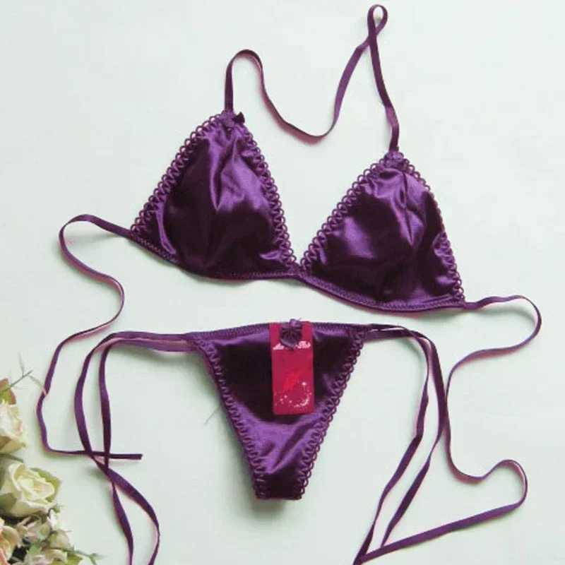 Newest Silk Thong G-string Lace Sexy Underwear Women Sexy Panties Female Low Waist String Lace Lingerie Intimates Thongs T-backXJ241205