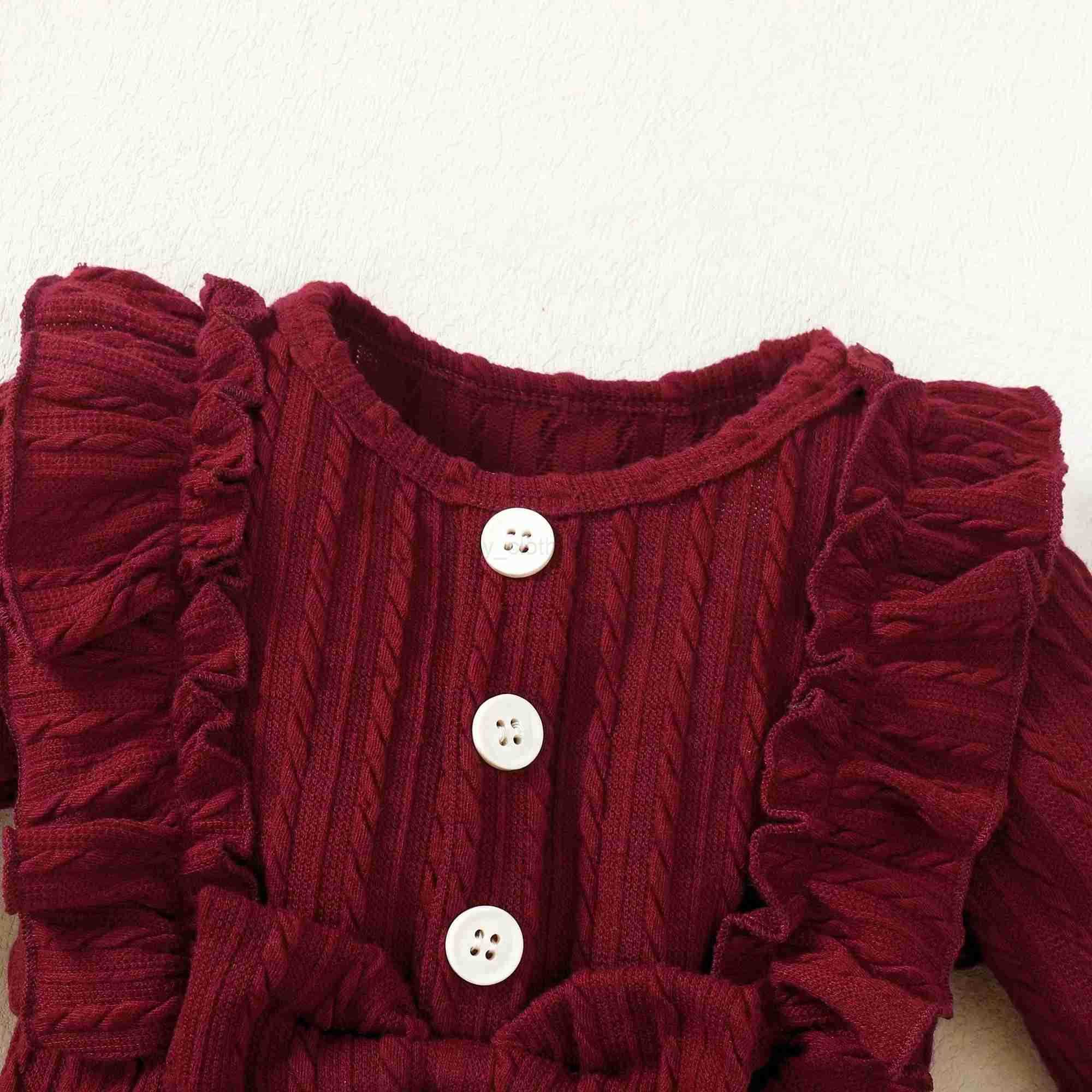 3Pcs Newborn Baby Girl Clothes Set Romper + Long Sleeve Spring Autumn Winter Toddler Girls Clothing Infant Outfits 6 MonthsXJ241205