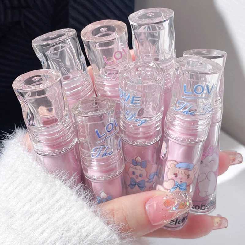 Cute Velvet Matte Cream Lip Gloss Girl Brown Lip Glaze Lasting Lipstick Feather Soft Mist Lip Tint Women Cosmetic Korean MakeupXJ241205