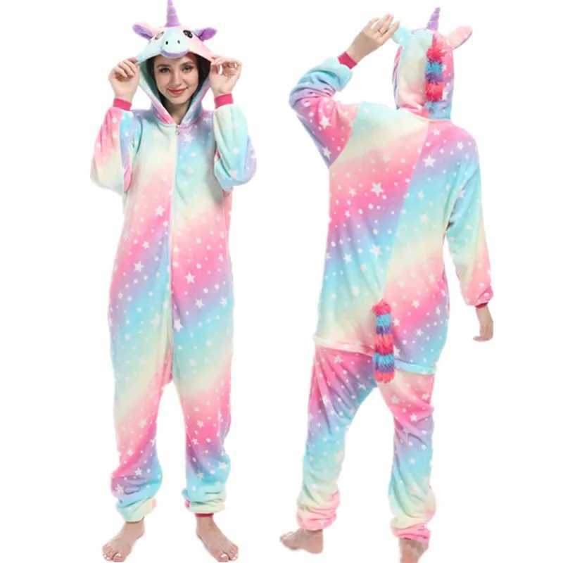 Pajamas Women Pijama Animal Jumpsuit Onesie Kigurumi Suit Shark Bodysuits Adult Flannel Winter Sleepwear Christmas Full Body H241205