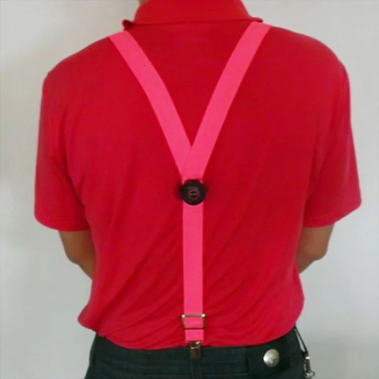 LED Glowing Bow Suspenders for Men Wedding Party Accessories Glow in The Dark Bright Materials Birthday Festival SD01 241122