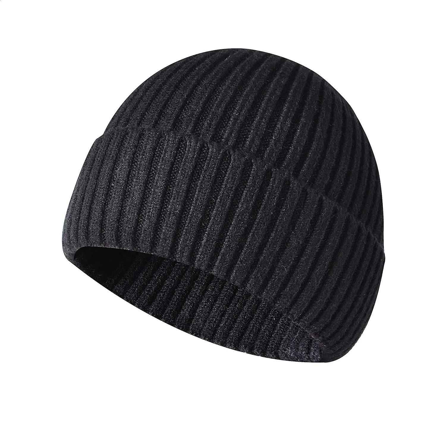 Winter yarn knitted fabric for adult unisex Skulls and Beanies retains warm thinking hats 241205