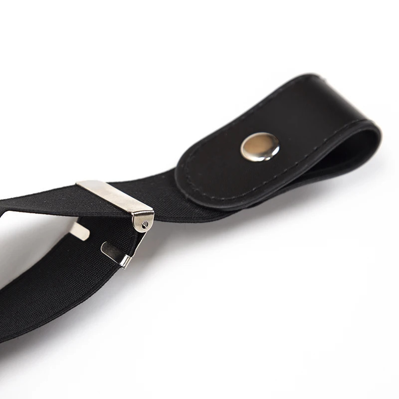 Women Adjustable Stretch Elastic Waist Band Invisible Belt BuckleFree Belts for Men Jean Pants No Buckle Easy To Wear Suspender 241122