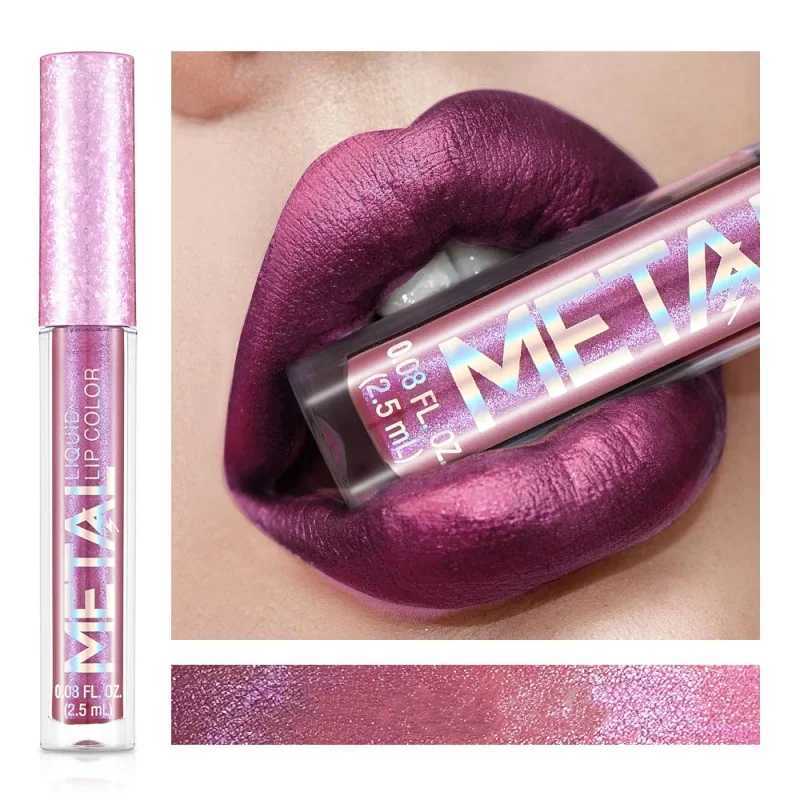 Matte Liquid Lipstick Waterproof Long Lasting 24 Hours Non-Stick Cup Shimmer Glitter Lip Gloss Women Lip Tint Makeup CosmeticsXJ241205