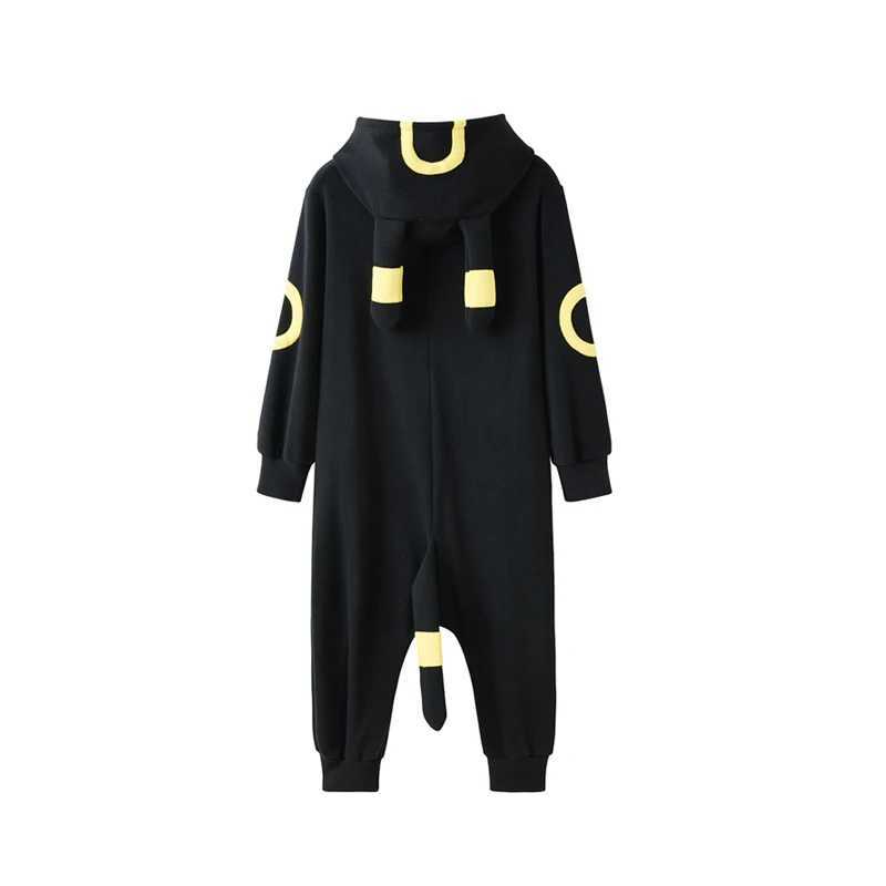 Pajamas Children Charizard Onesie For Kids Gengar Kigurumi Umbreon One-Piece Pajama Eevee Full Body Suit Girl Halloween Cosplay Costume H241205