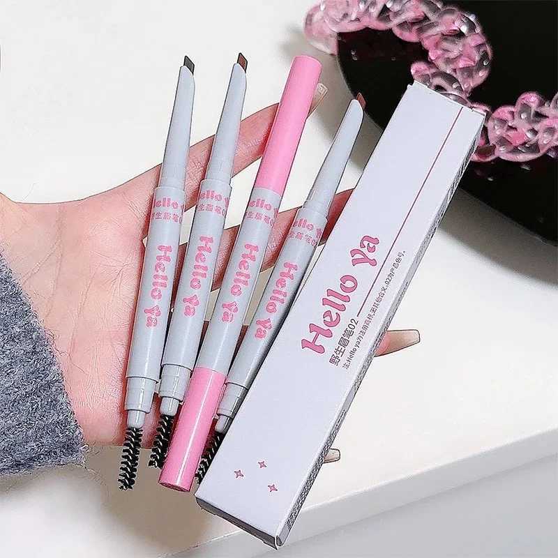 2-inch Eyebrow Pencil Professional Womens Makeup 4-color Waterproof Eyebrow Tattoo Brush Durable Eyebrow Pen W241205