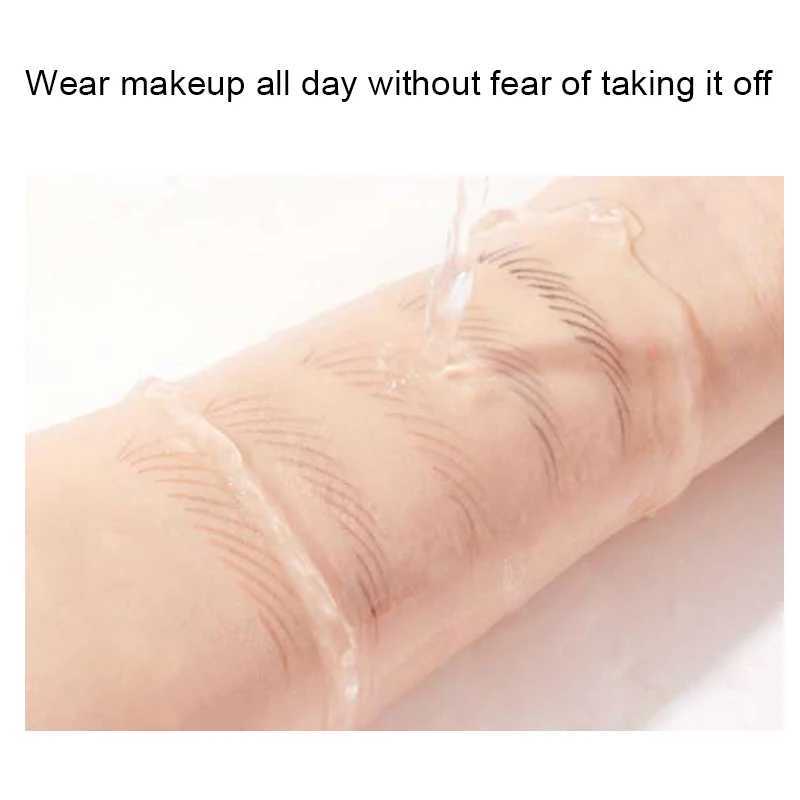 Double ended eyebrow pencil waterproof eyebrow pencil coloring tattoo eyebrow makeup natural long-lasting eyebrow pencilW241205