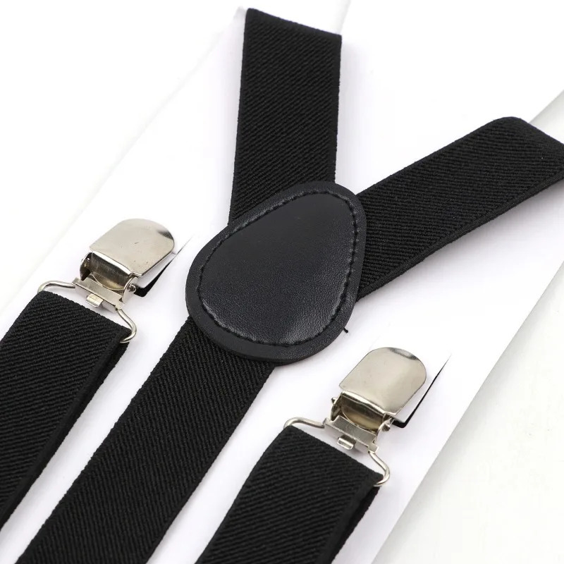 Men Suspenders High Elastic Adjustable 3 Strong Clips Suspender Heavy Duty W Trousers Braces Pants Holder Wedding Wear y241122