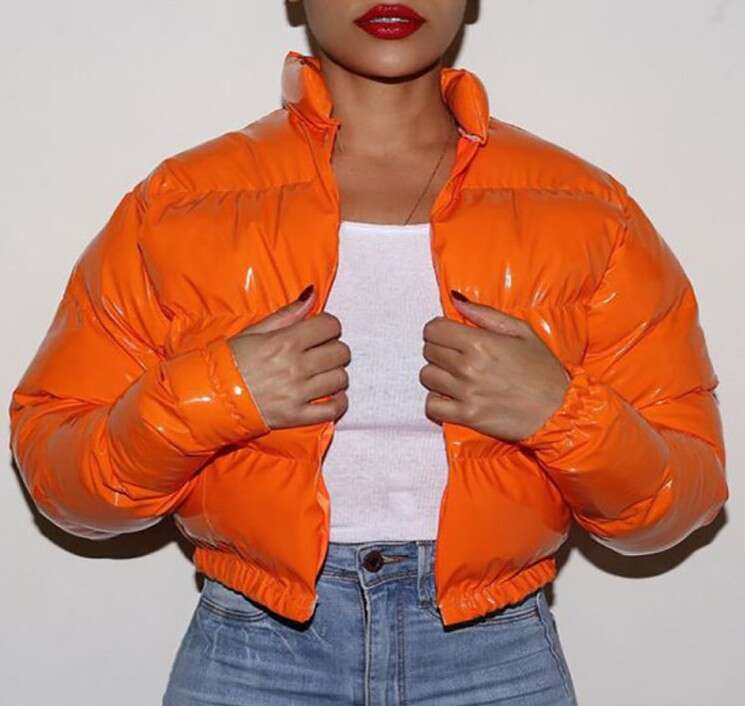 women's shiny bread down cotton jacket, popular item, 2024 new casual versatile fashion clothing