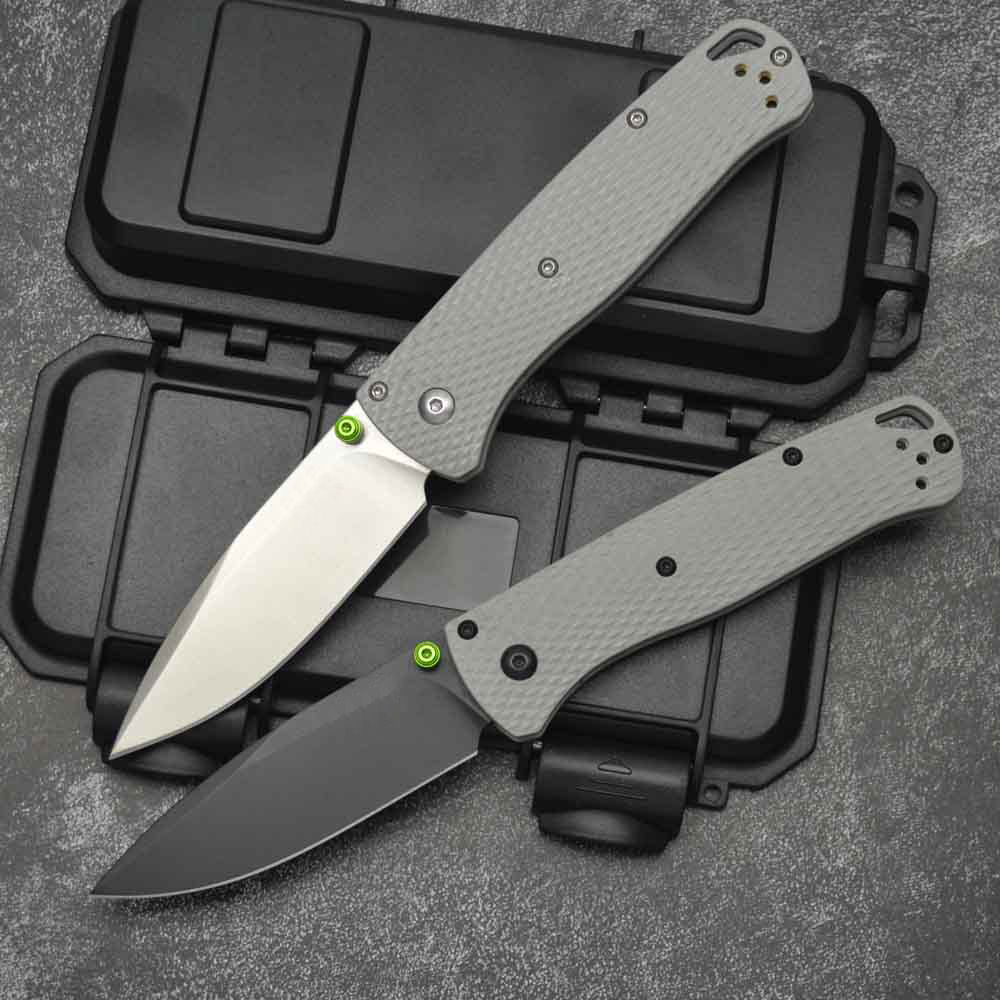 3Models 535-2002 Bugout Folding Knife 3.24" 20CV Satin Plain Blade, Polymer Handles