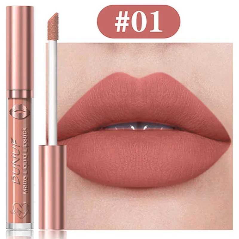 18 Color Waterproof Lip Gloss Nude Apricot Matte Liquid Lipstick Transparent Lip Oil Sexy Rose Red Velvet Matte Lipstick Make UpXJ241205