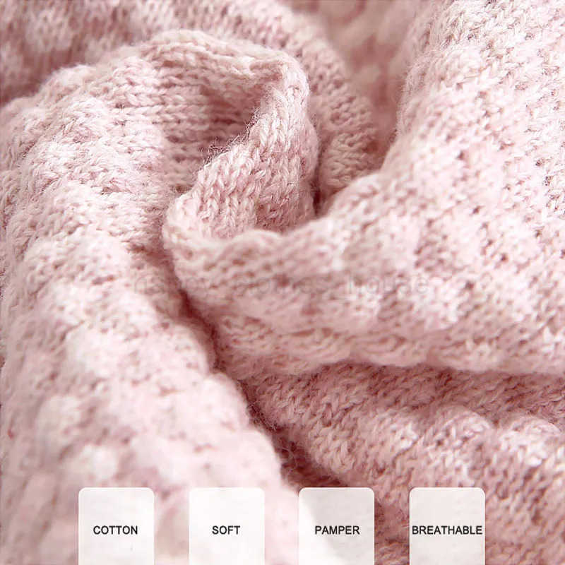 Baby Clothes Sets Ensembles Cotton Spring Newborn Boy Girl Infant Clothing Tops And Pants Knitted Sweater Baby Pajamas SetsXJ241205