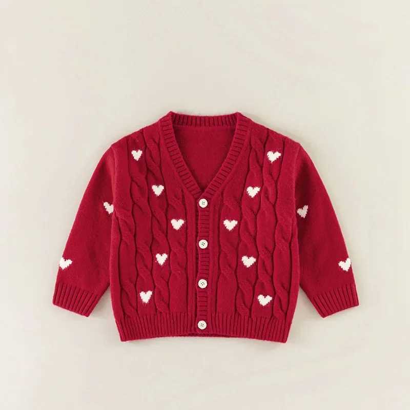 Christmas sweater childrens winter warm knit sweater fashionable outdoor clothing childrens girls version clothing Ropa De Bebe W241205