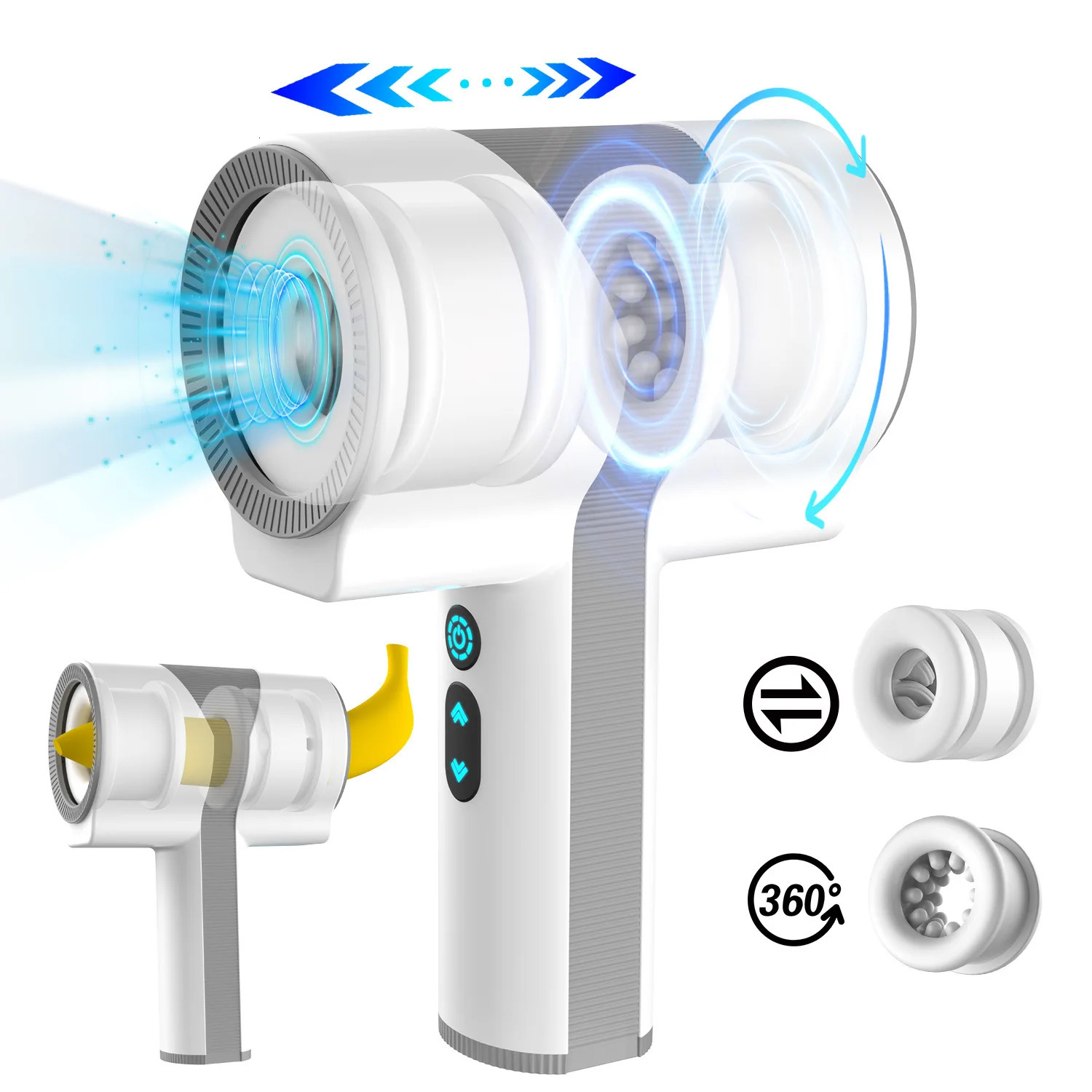 Male Masturbator Adult Sex Toys for Men Automatic Thrusting Rotating Vibrating Blowjob Sex Machine Stroker Penis Vibrator 241205