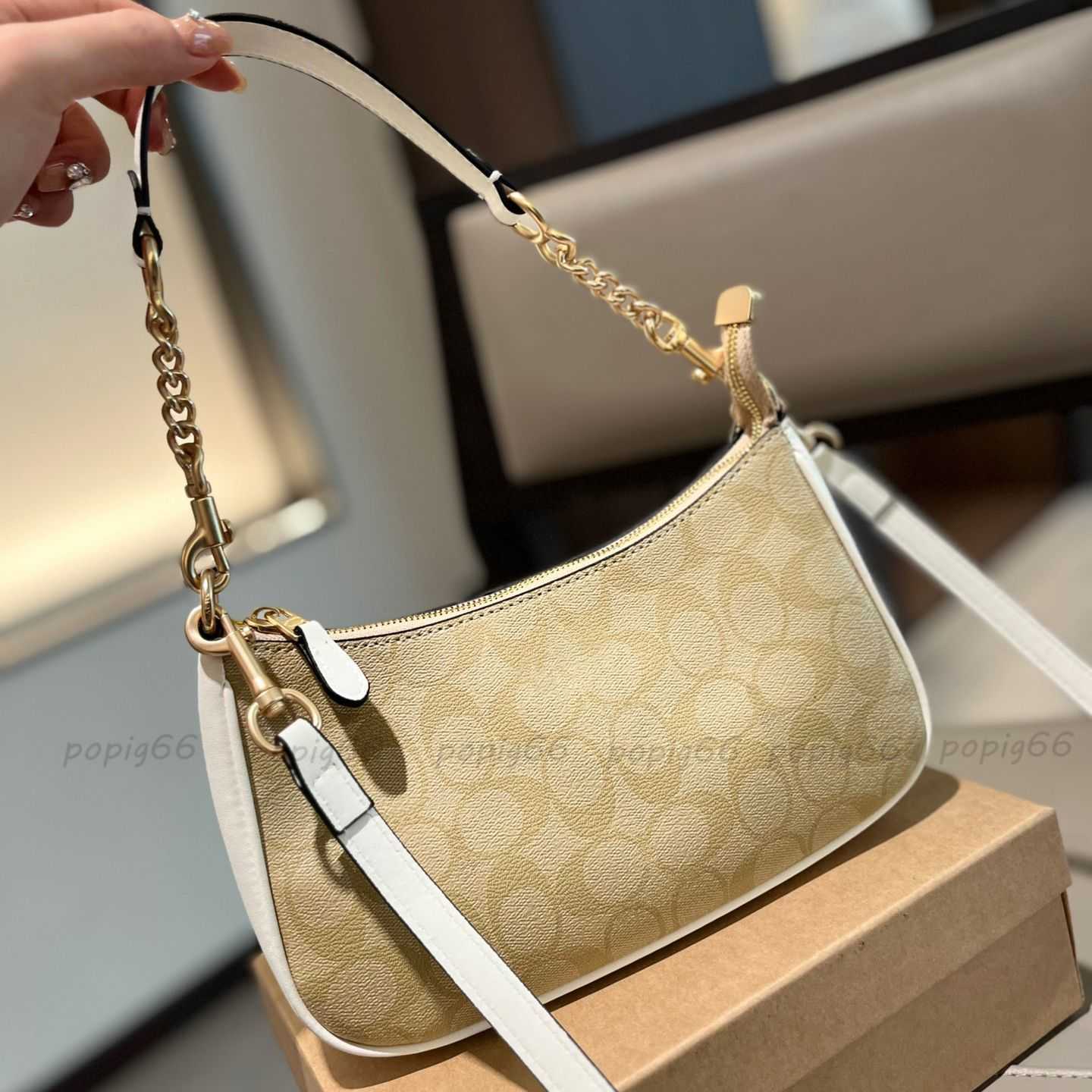 Bags Fashion Designer Underarm Small Handbags Women Shoulder Half-moon ladies Baguette Purse Strap Croissant bags Large Capacity Chain Bag