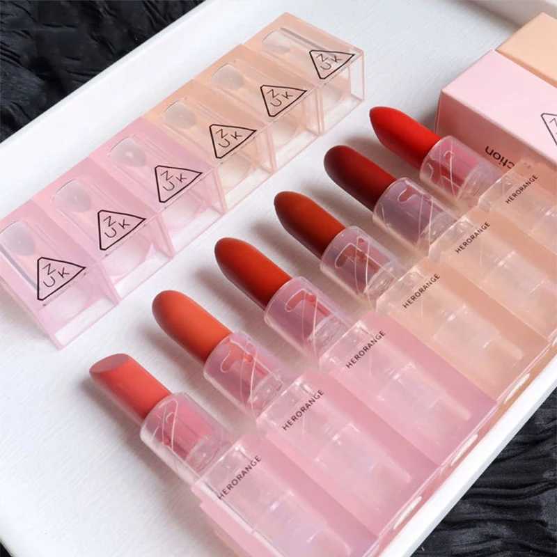 6 Color Matte Lipstick Set Velvet Lip Glaze Color Charm Lasting Non-fading Lip Makeup Lasting Silky Moisturizing Lip Tint TubeXJ241205