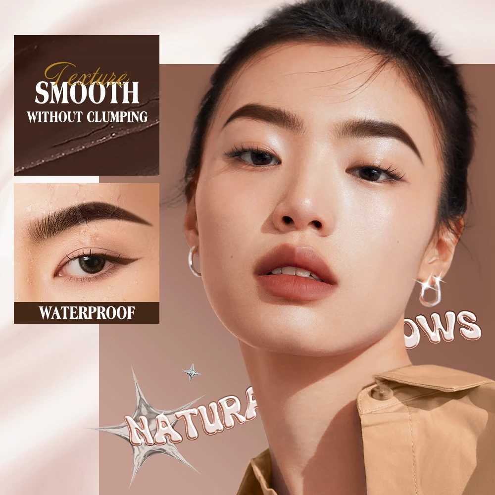 BANXEER Eyebrow Pomade Cream 4-color natural waterproof durable high tone eye shadow with brush makeupW241205