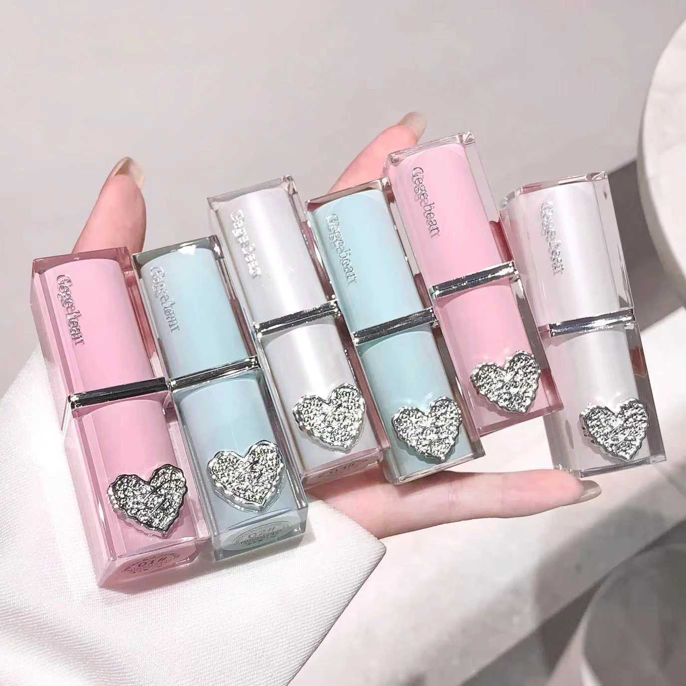 Crystal Moisturizing Sand Lipstick Mirror Water Nude Jelly Lipsticks Hydrating Red Brown Glossy Lip Tint Non-stick Lip BalmXJ241205