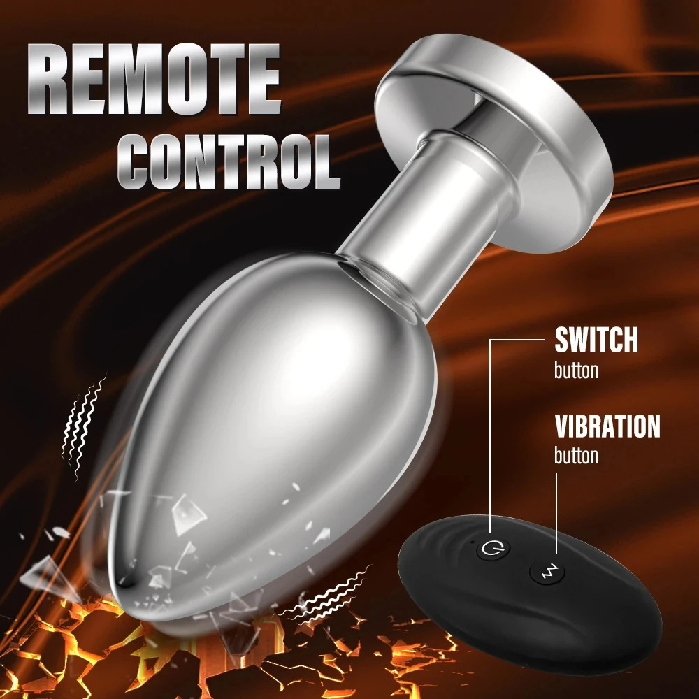 Remote Control Anal Plug Vibrator Bluetooth Butt Plug Men Prostate Massager Female Masturbator Adult Sex Toys for Women Men Gay 241205