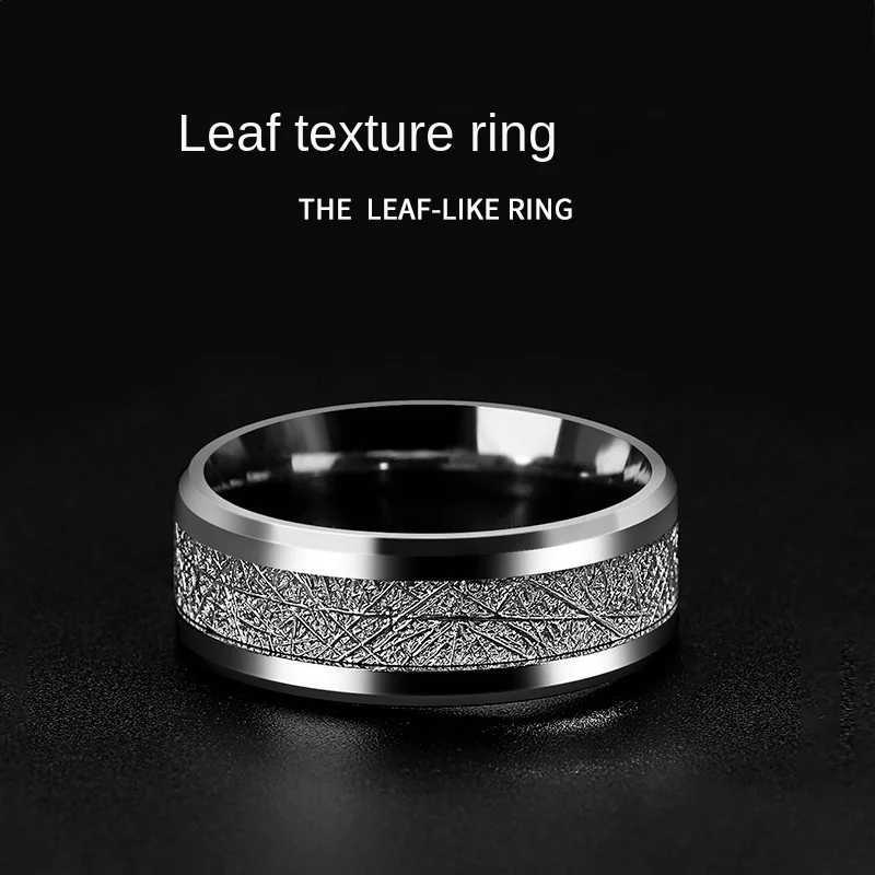 Fashion mens silver ring groove multi sided ring mens engagement ring anniversary gift wholesale W241205