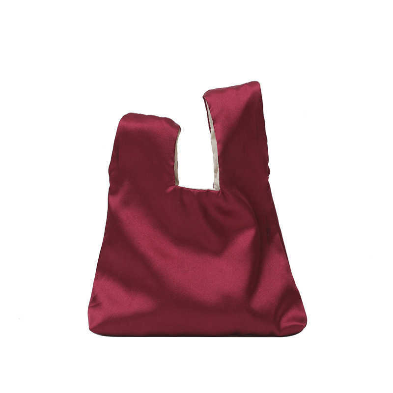 2024 Summer New Solid Color Silk Satin Women's Bag, Extremely Simple Style Lady's Handbag, Elegant Banquet Handbag for Women 241205