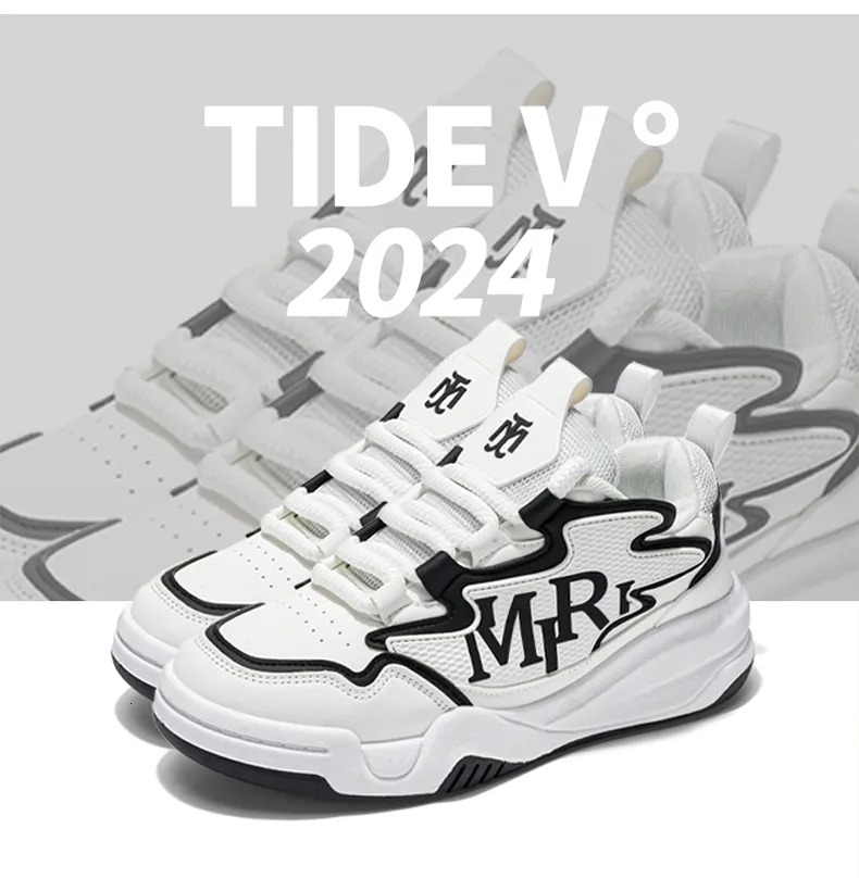 Top quality Brand High Quality New Style Free Delivery Designer men's niche thick sole height increasing student casual outdoor sports board shoe
