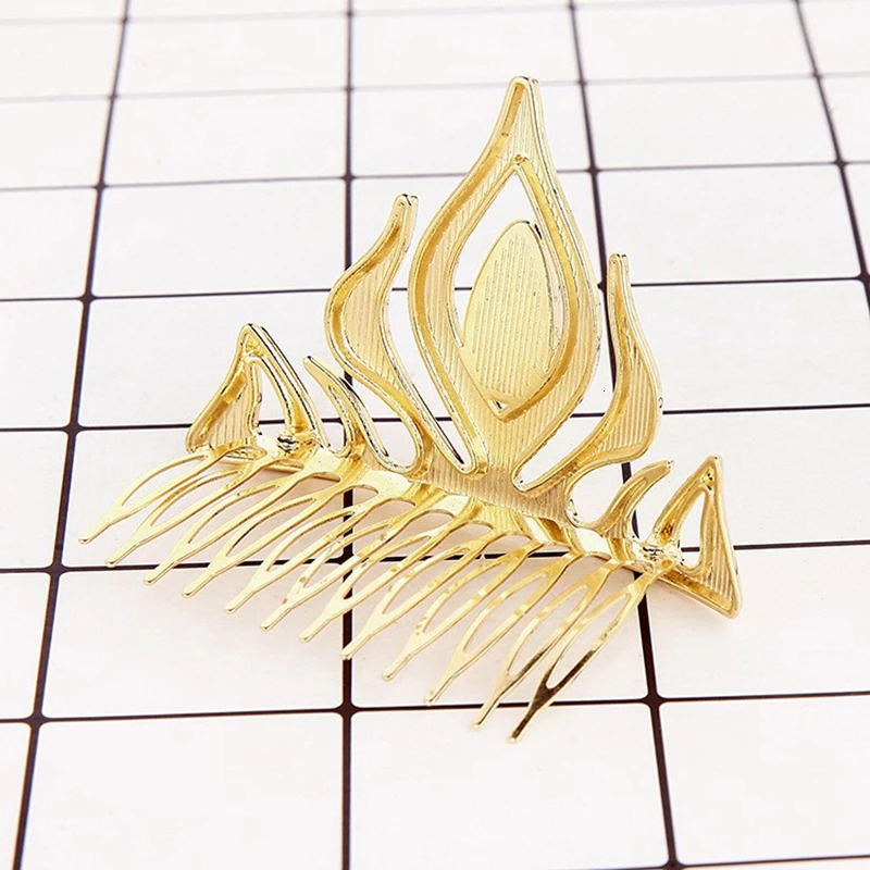 Princess Crown Hair Comb Ladies Crystal Wedding Band Birthday Party Headdress Gift 241122