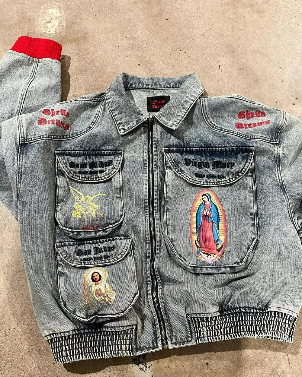 American Fashion Letter Embroidered Denim Baseball Uniform Mens Womens Y2K Punk Hip Hop Street Fashion Casual Couple Jacket 241205