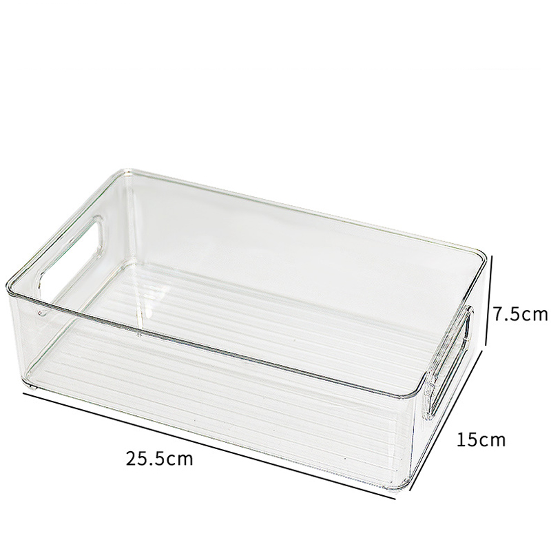 Desktop Storage Box Cosmetic Mask Skincare Organiser Plastic Transparent Household Kitchen Miscellaneous Storage Boxes
