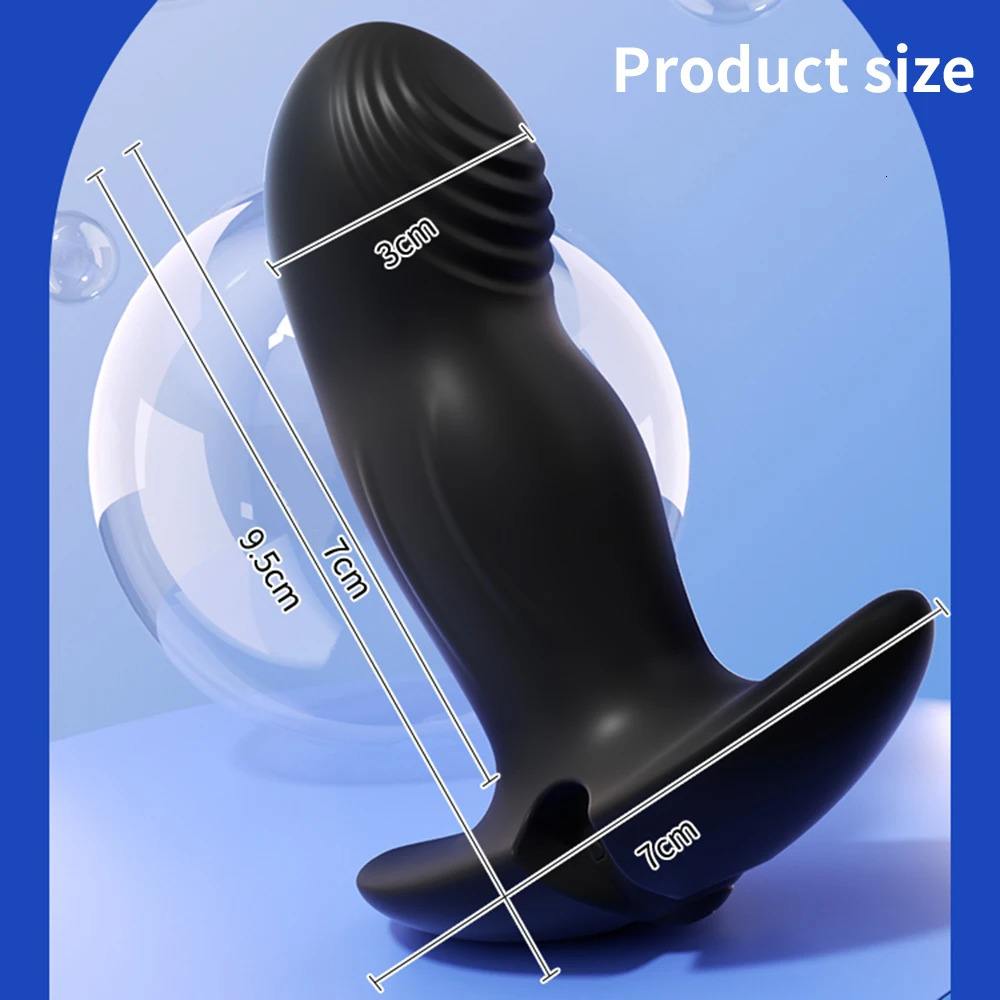 Male Prostate Massager APP Control Anal Vibrator Dildo Vibrating Butt Plug Perineum Stimulator Adult Sex Toys for Men Couples 241205