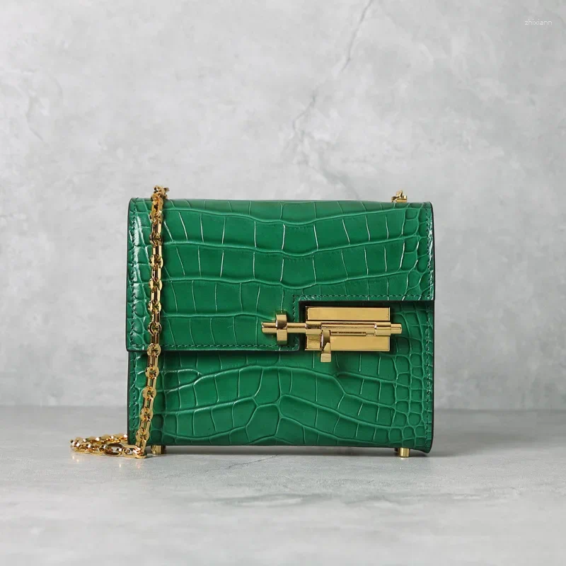 Totes 2025 No Cowhide Plug King Of Small Square Chain Shoulder Bag Crossbite Women's