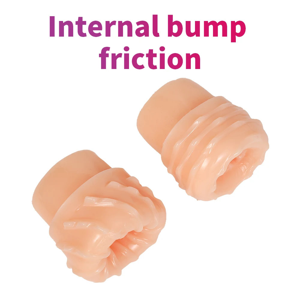 Portable Soft Male Masturbation Cup Vagina Masturbator Stimulating Penis Massager Men Glans Exercise Blowjob Toy Men Adult Goods 241205