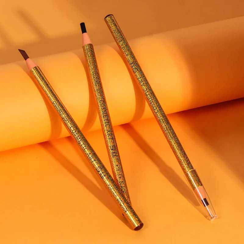 2 moisture-proof eyebrow pencils per set easy to apply eyebrow deodorizer enhancer pencil makeup natural nail flower eyebrow coloring toolW241205